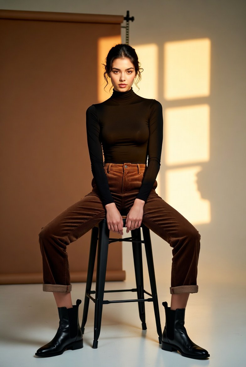 Cinematic Fashion Portrait