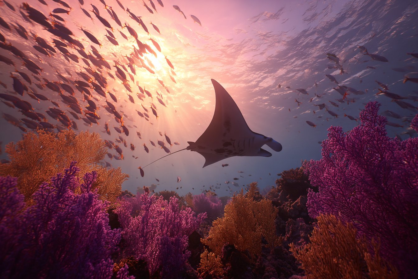 Coral Bloom Radiance