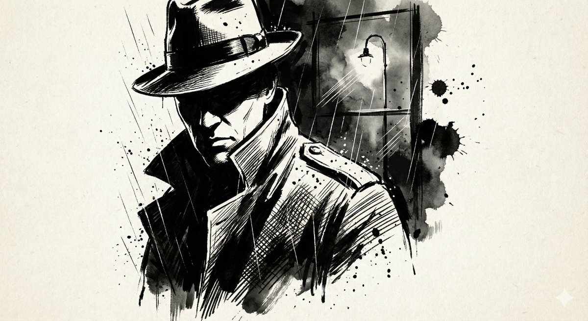 Ink Noir Portrait