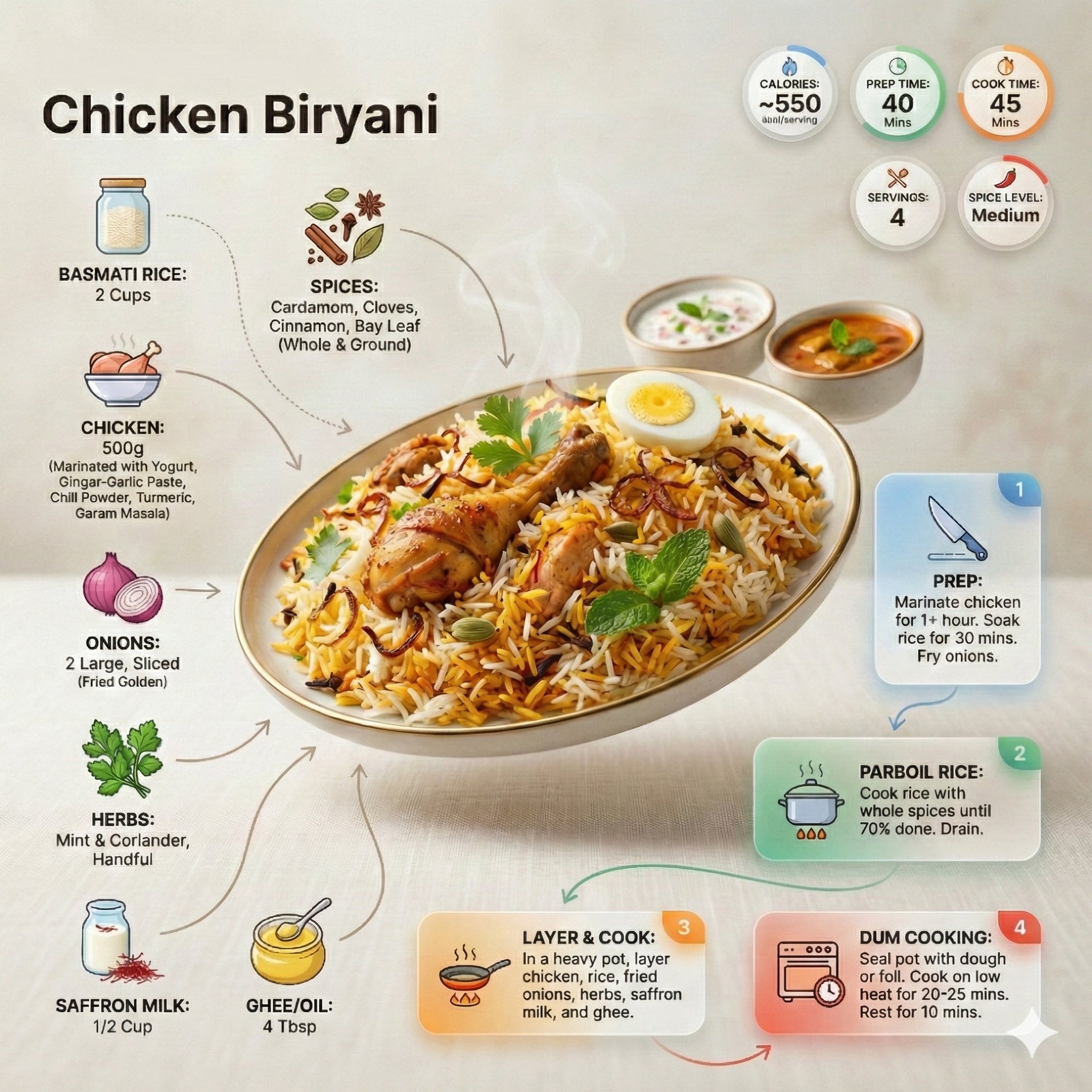 Biryani Infographic