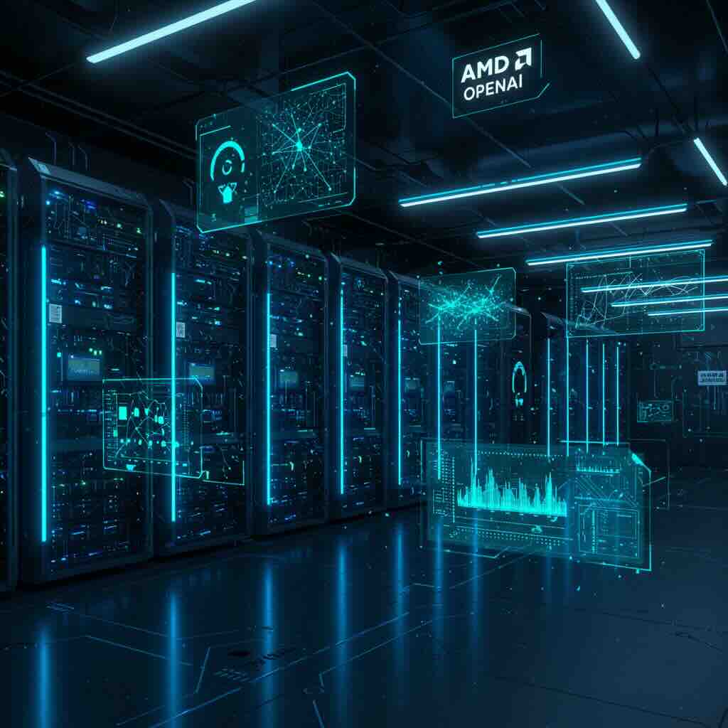 OpenAI Invests in AMD, Secures 6 Gigawatt Chip Deal, Five-Year Partnership Worth Tens of Billions of Dollars