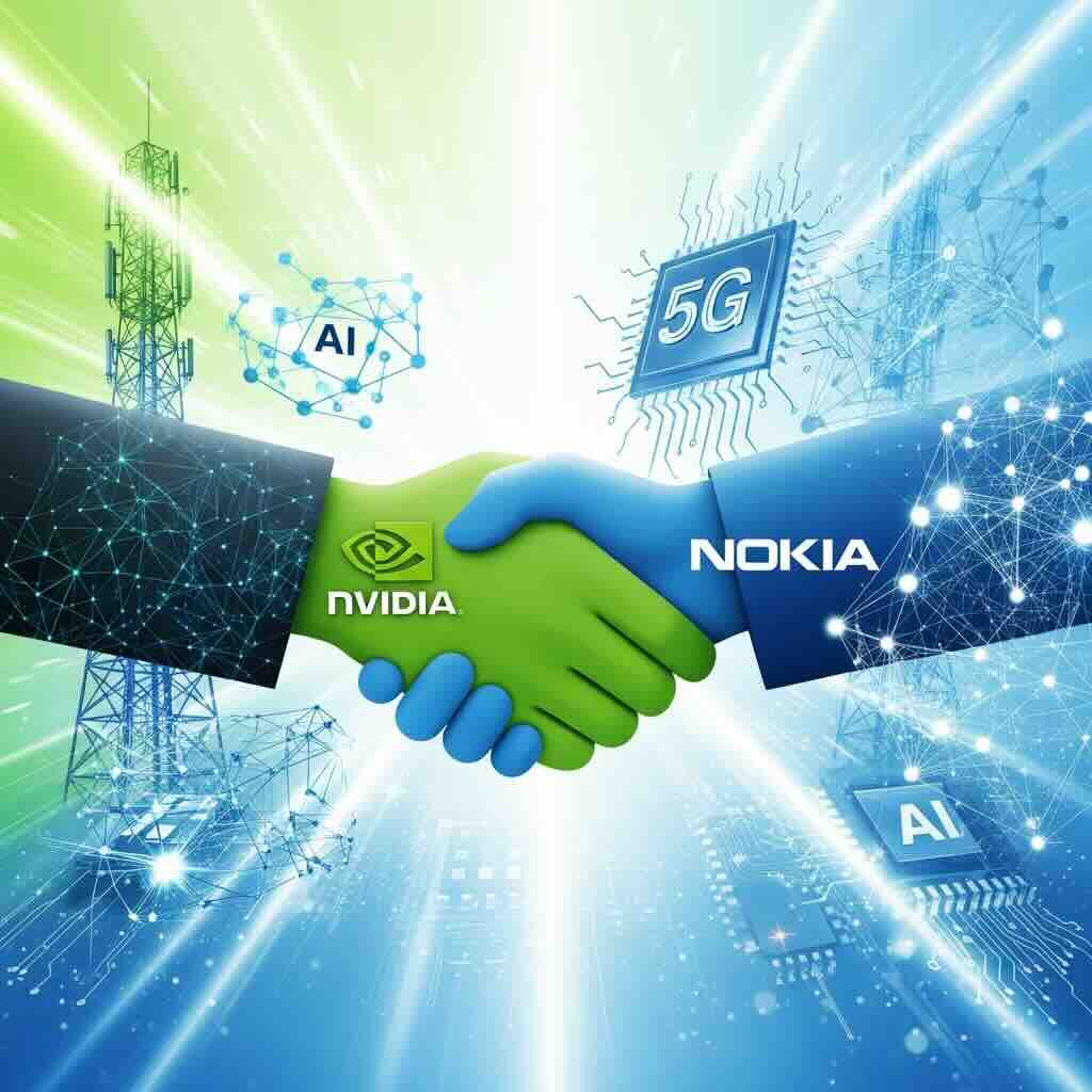 Nvidia investit stratégiquement 1 milliard de dollars dans Nokia et ouvre une nouvelle ère de réseaux natifs 6G AI