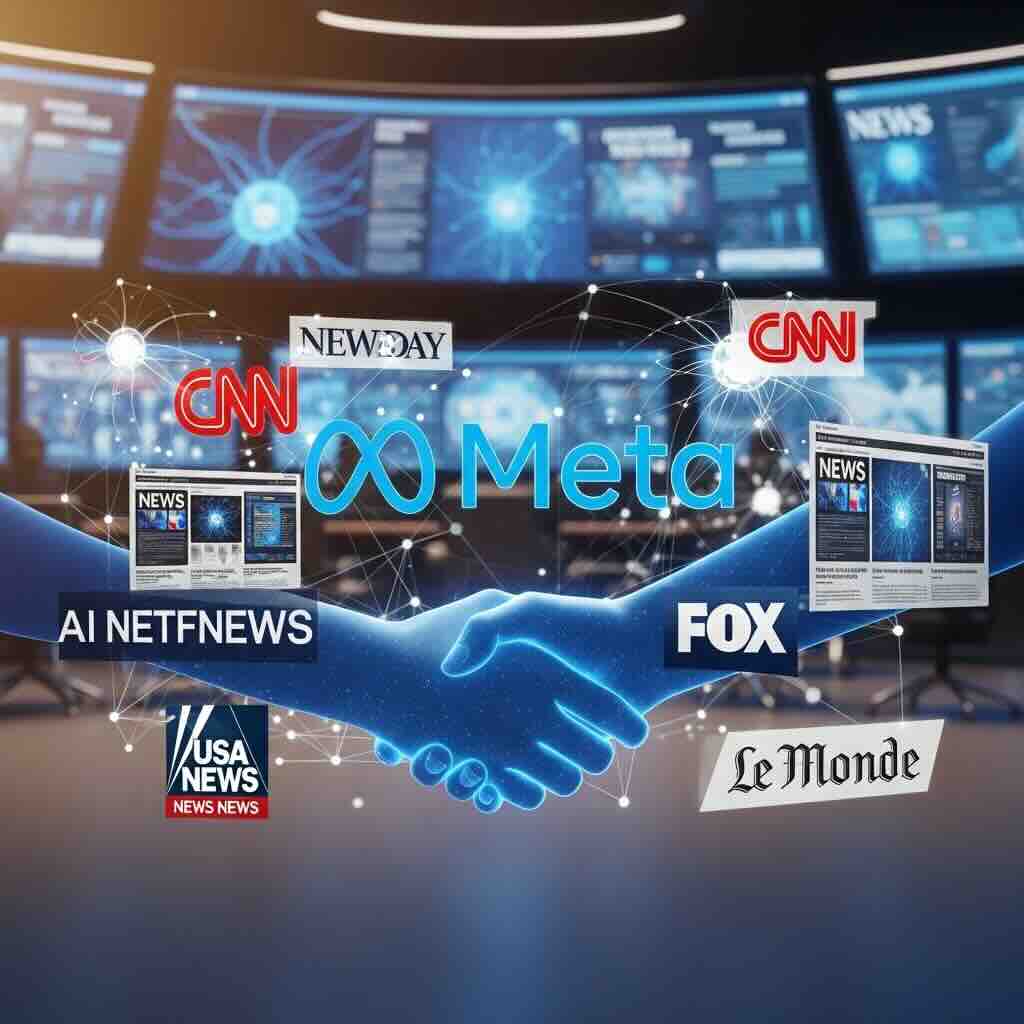 Meta Forges Multi-Year AI Content Partnerships with Global News Organizations to Power Real-Time Chatbot Intelligence