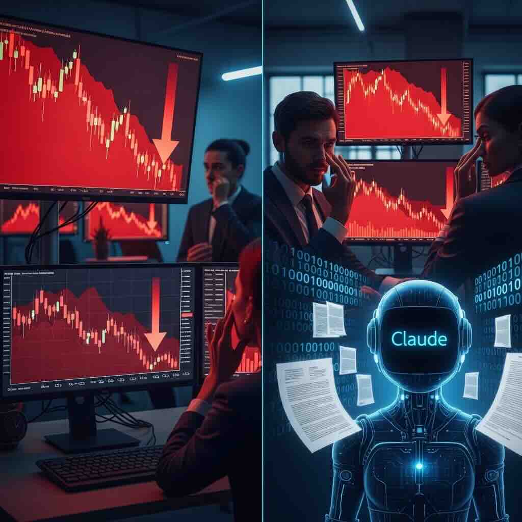 Marktturbulenzen brechen aus, da Anthropic's Rechts-KI-Plugin Branchen-Disruptionsängste auslöst